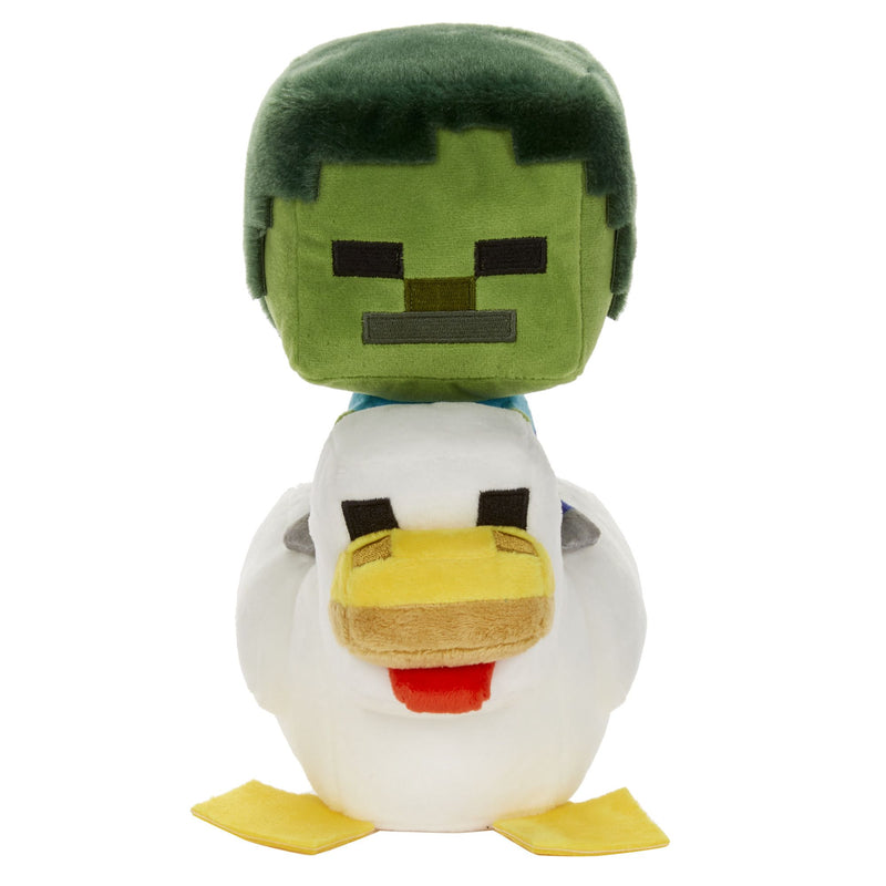 Minecraft 8" Deluxe Plush Chicken Jockey - Image
