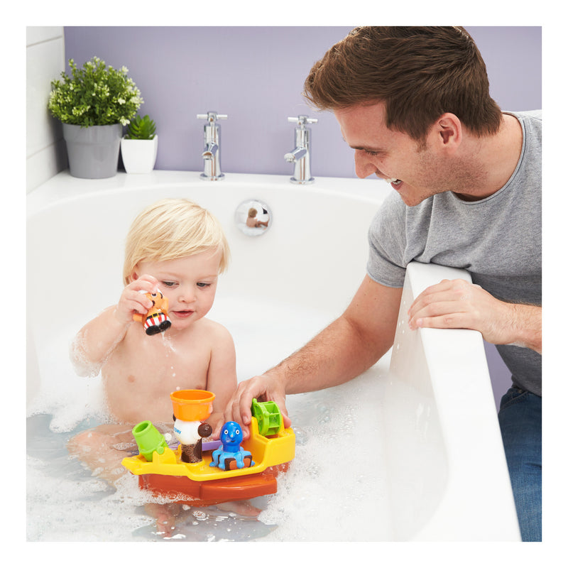 Toomies Pirate Ship Fun Bath Toy for Kids