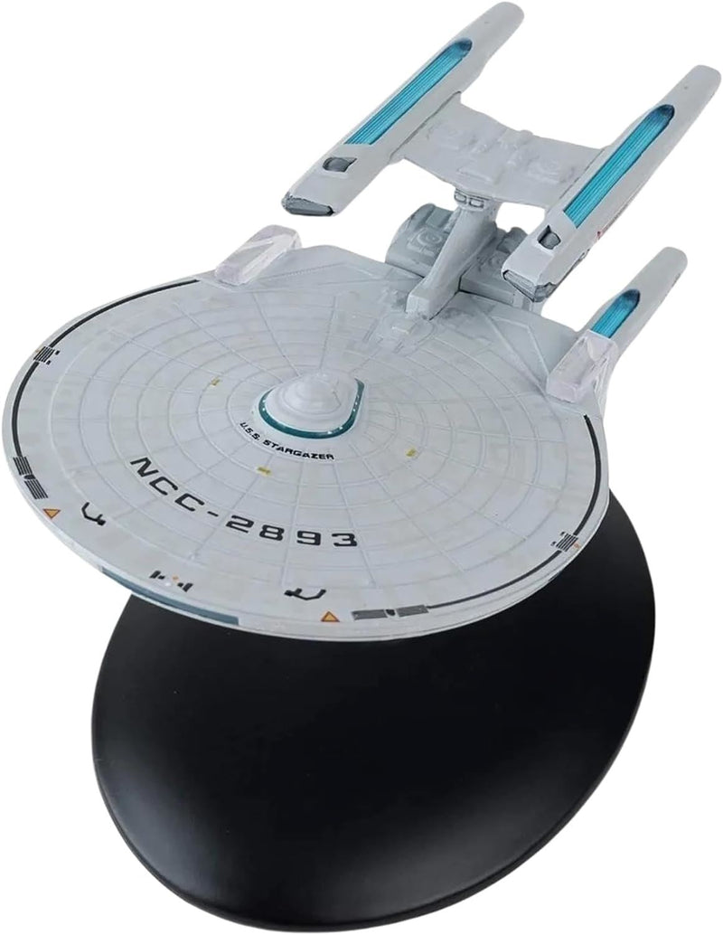 U.S.S. Stargazer NCC-2893 (Constellation-class) CMC Diecast Model Ship (Eaglemoss / Star Trek), close-up detail