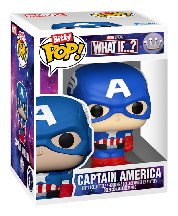Bots - Marvel What If -Captain America w/Cap Funko Bitty Pop! Vinyl Figure