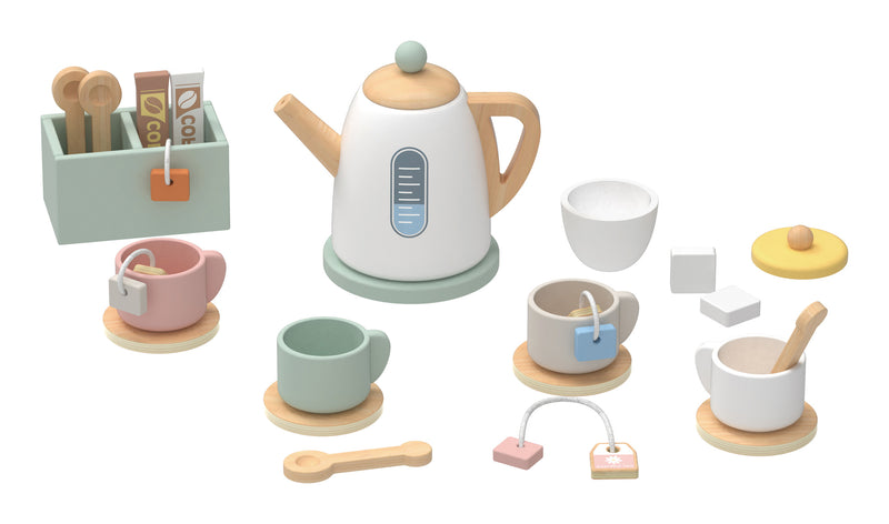 Wooden Tea Set