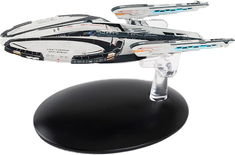 U.S.S. Avenger NCC-95700 Model Die Cast Ship STO (Eaglemoss / Star Trek), side angle