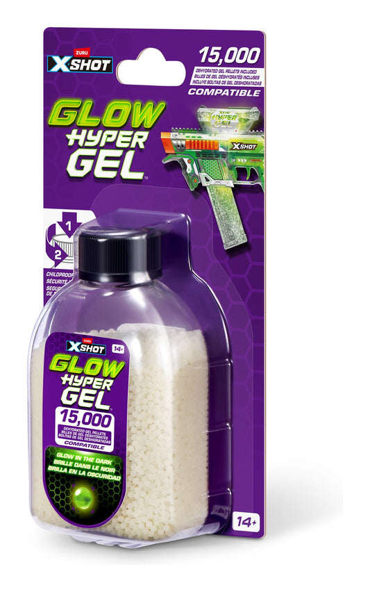 XSHOT Hyper Gel Glow Pellet Refill Pack (15,000 Hyper Gel Pellets) - Image
