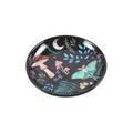 Round Dark Forest Print Trinket Dish