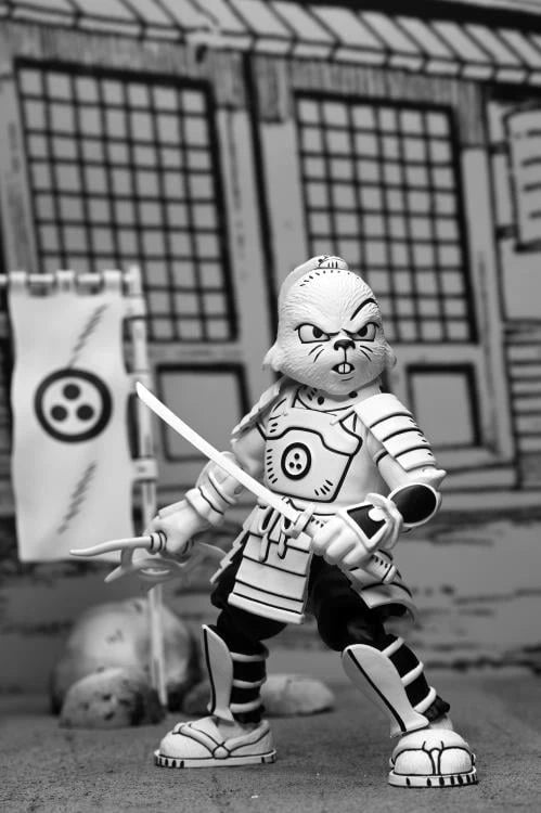 NECA TMNT Usagi Yojimbo Samurai Usagi Black and White 7" Action Figure