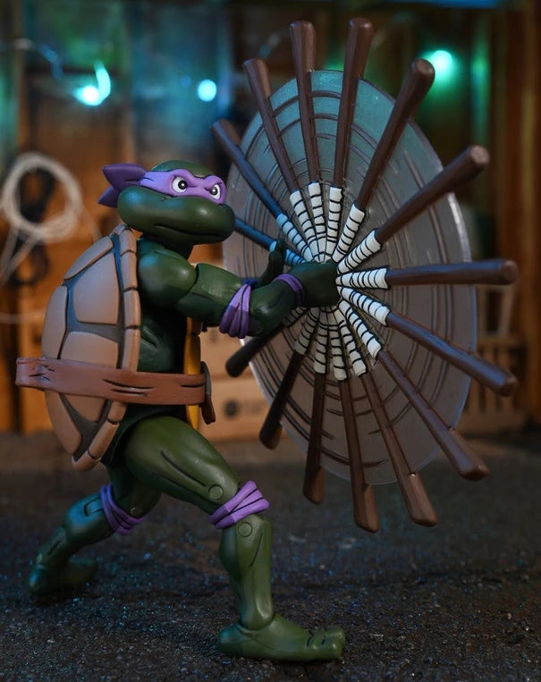 NECA Teenage Mutant Ninja Turtles Cartoon Donatello (VHS) Ultimate 7” Action Figure