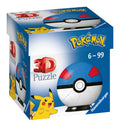 Pokemon Great Ball 54 Piece 3D Puzzle