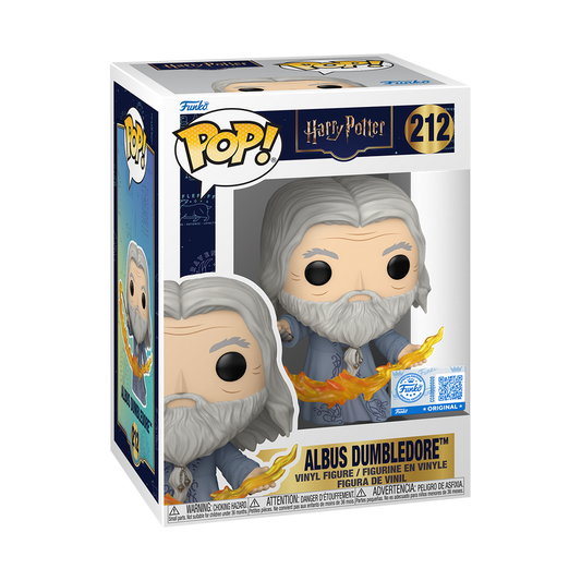 Pop! Vinyl (Exc) - Harry Potter - Dumbledore (Flame)