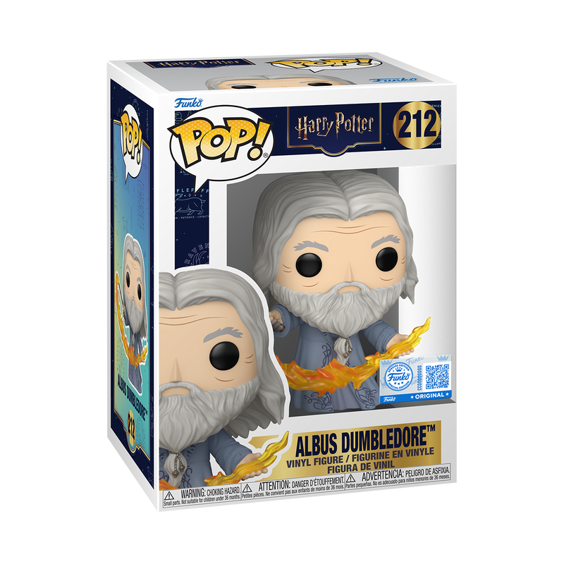 Pop! Vinyl (Exc) - Harry Potter - Dumbledore (Flame)