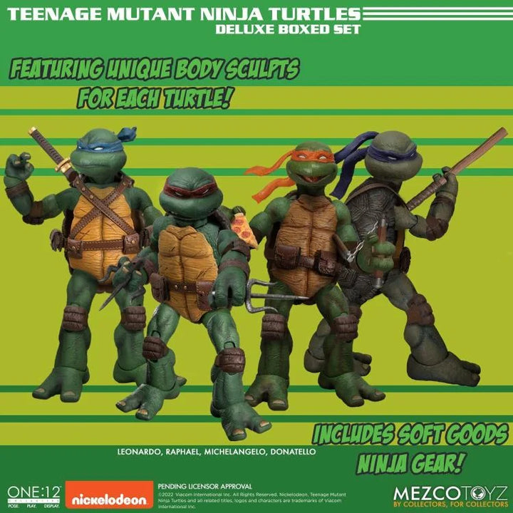 Teenage Mutant Ninja Turtles One:12 Collective Deluxe Boxed Set