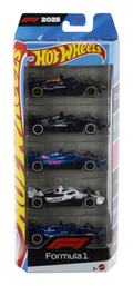 Hot Wheels 1:64 Scale 5 Pack Formula 1
