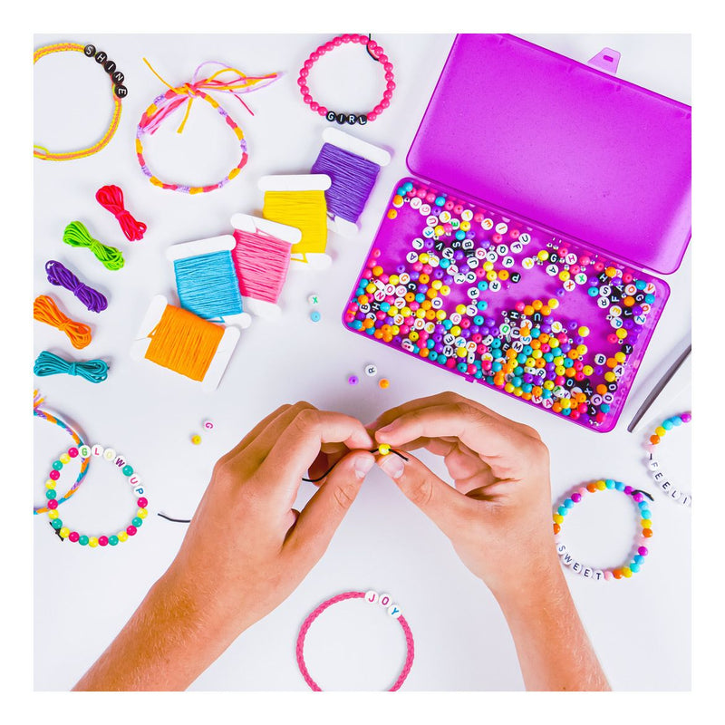 Fashion Angels Tell Story 1500+ Alphabet Bead Jewellery - Image