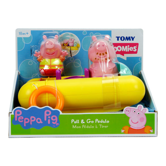 Toomies Peppa Pig Pull and Go Pedalo Bath Toy