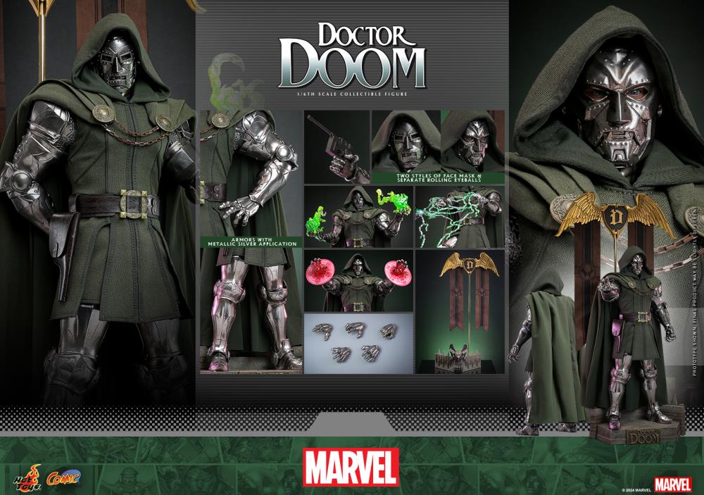 Hot Toys Marvel Comics Doctor Doom 1/6 Scale Figure