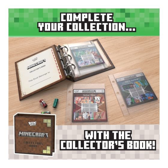 Sticki Rolls Minecraft Collectors Book