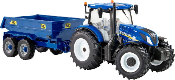New Holland T6 Tractor With Trailer Playset