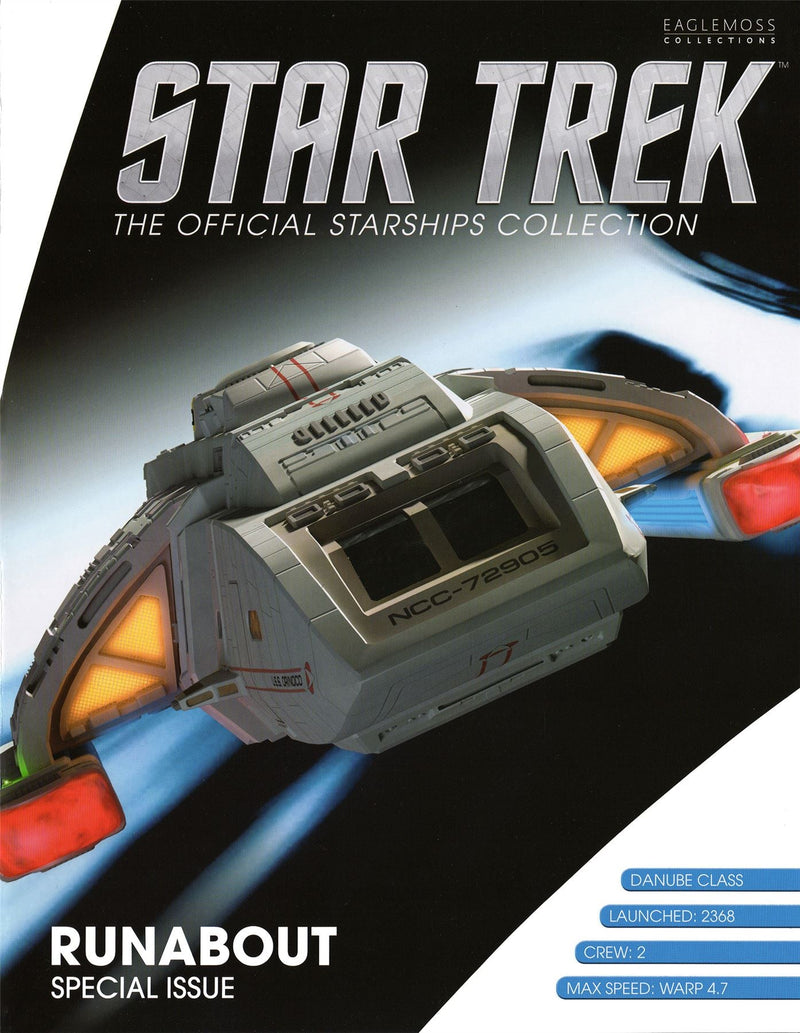 Starfleet Runabout (U.S.S. Orinoco) XL EDITION Model Diecast Shuttle (Eaglemoss / Star Trek), size reference