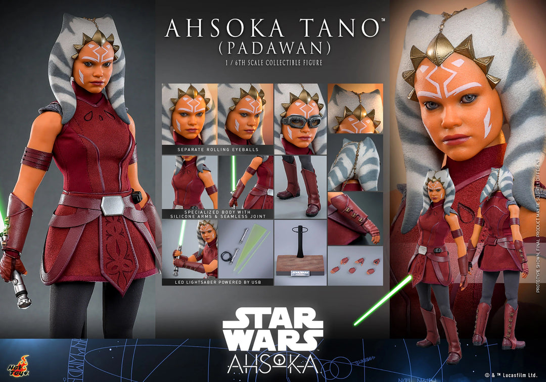 Hot Toys Star Wars Ahsoka Series Ahsoka Tano (Padawan) 1/6th Scale Figure