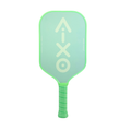 Aixo CP03 Ghost Series Pastel De Mint T700 Carbon Pickleball Padel, rear view