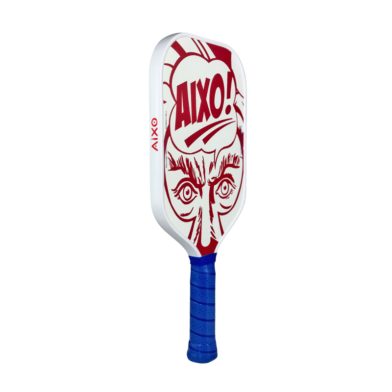 Aixo CP03 Ghost Series Popstar T700 Carbon Pickleball Padel, close-up detail
