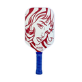 Aixo CP03 Ghost Series Popstar T700 Carbon Pickleball Padel, showing reverse