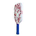 Aixo CP03 Ghost Series Popstar T700 Carbon Pickleball Padel, side angle