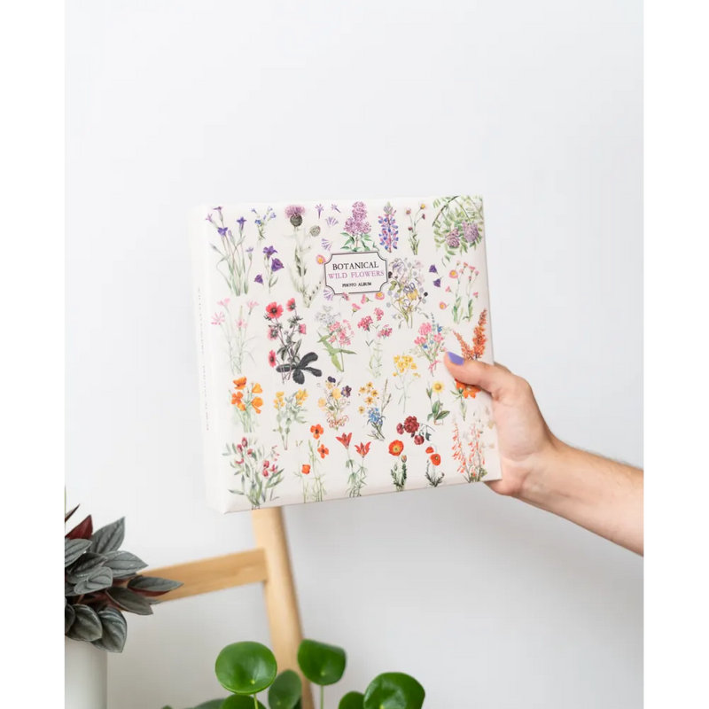 Wild Flowers Photo Album 200 Pockets 10x15cm