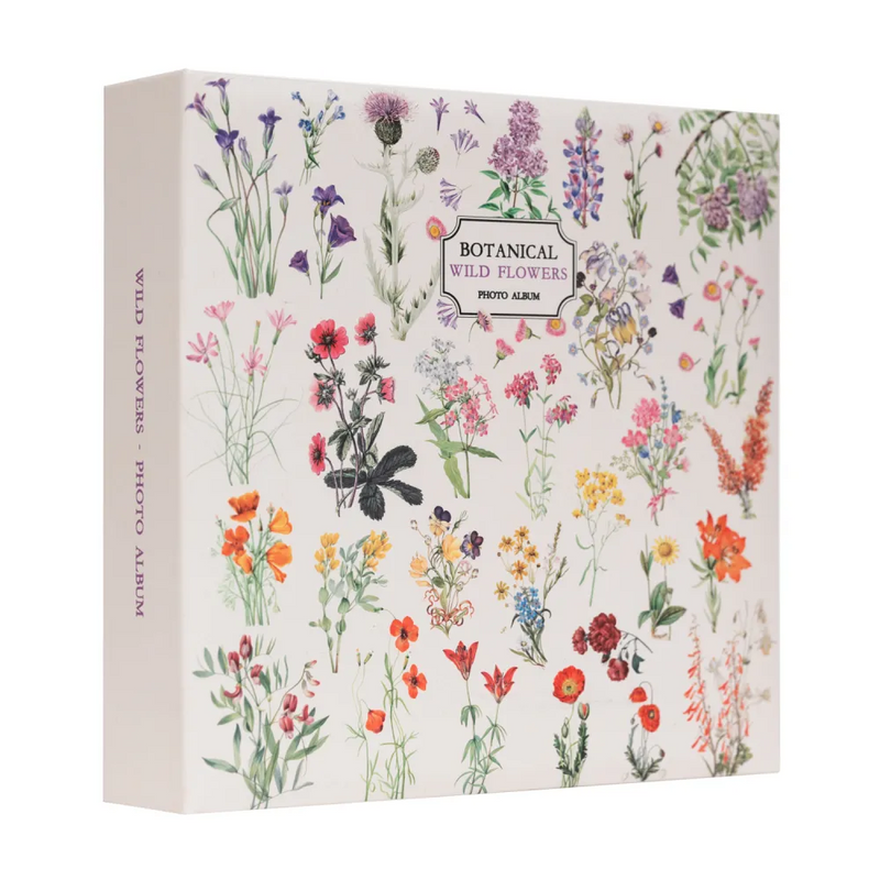 Wild Flowers Photo Album 200 Pockets 10x15cm