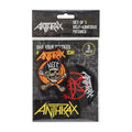 Anthrax Set of 3 Patches close up detail