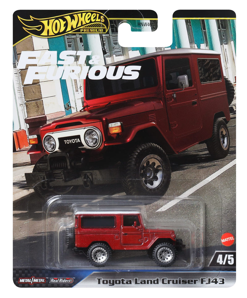 Hot Wheels Premium Fast & Furious Assortment 2027 Mix 1 (Case of 10) detail shot