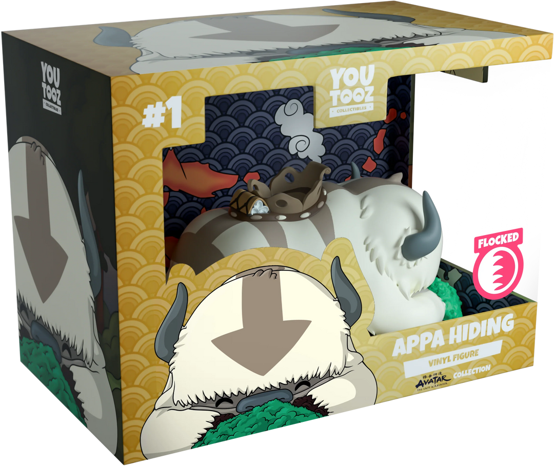 YouTooz Appa Avatar The Last Airbender Flocked Vinyl Figure