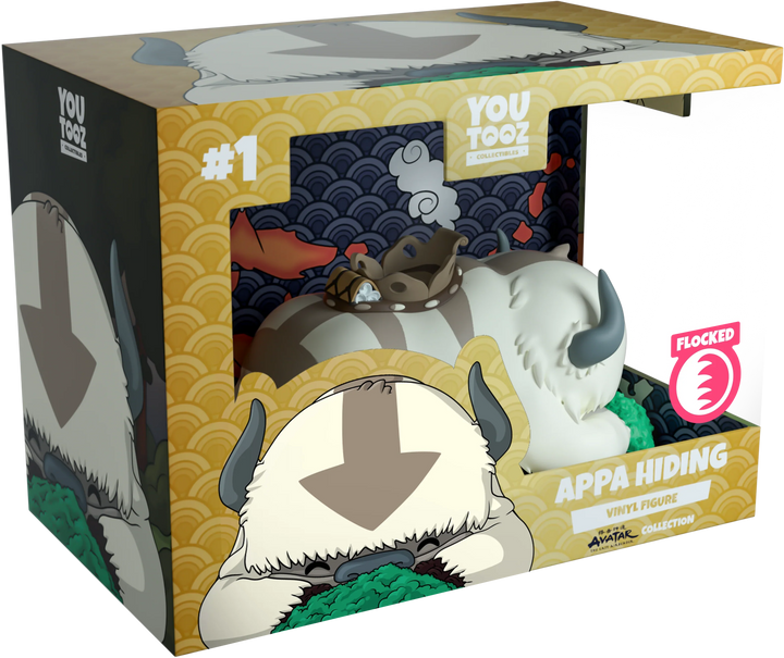 YouTooz Appa Avatar The Last Airbender Flocked Vinyl Figure