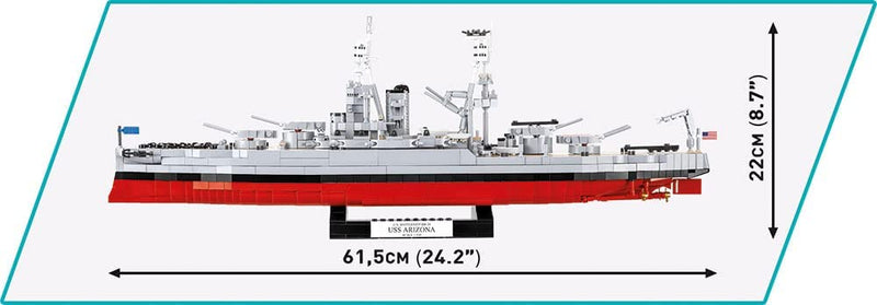 Cobi World War II USS Arizona (2046 Pieces)