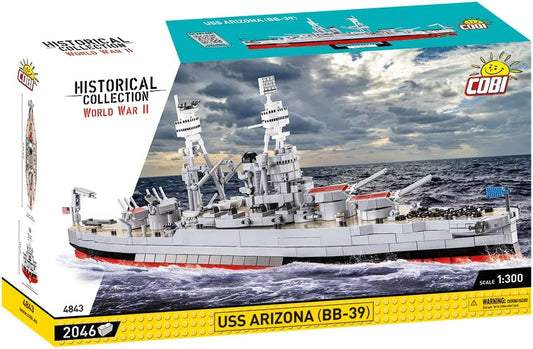 Cobi World War II USS Arizona (2046 Pieces)