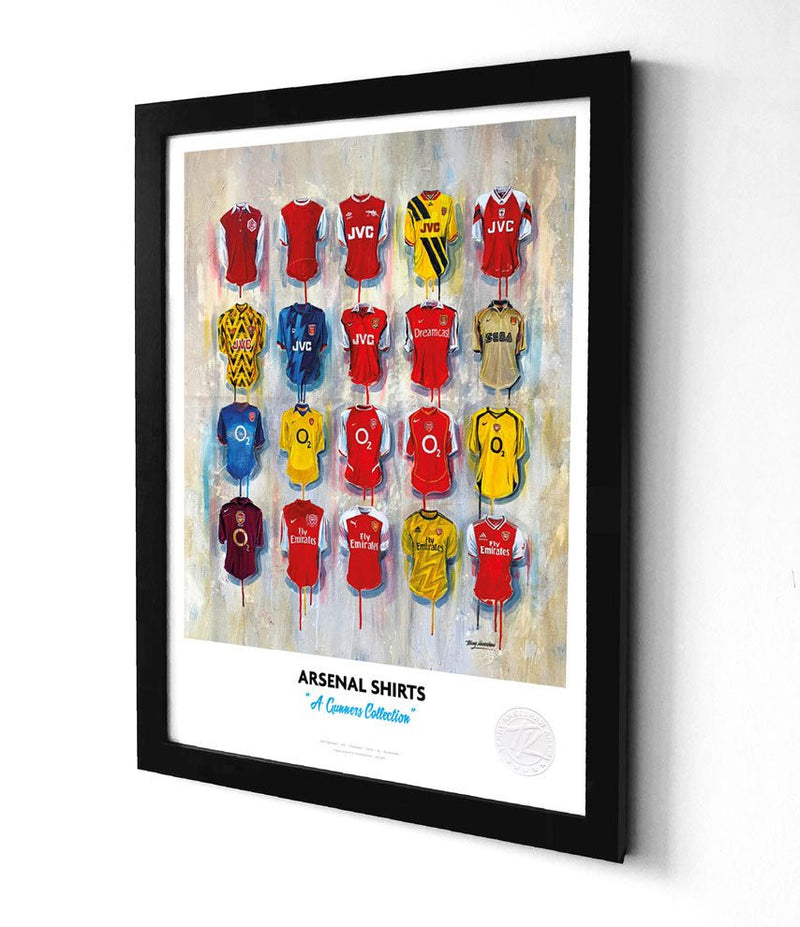 Arsenal Gunners A3 collectible from Arsenal FC Terry Kneeshaw Art