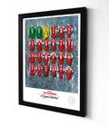 Arsenal The Gunners Legends A3 collectible from Arsenal FC Terry Kneeshaw Art