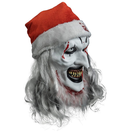 Terrifier 3 Santa Art the Clown Deluxe Injection Mask front view
