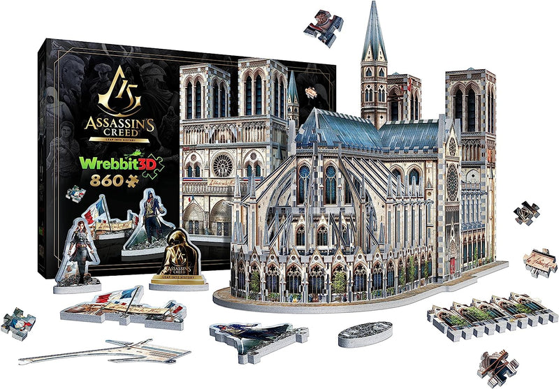 Assassins Creed Notre Dame Jigsaw Puzzle (860 Pieces) - Image 3