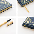 Astral Premium A5 Notebook Set with Pen close up detail