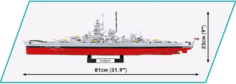 COBI World War II Warships GNEISENAU 2,417 pieces