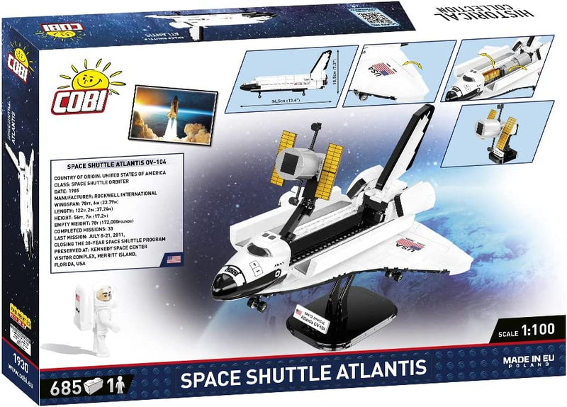 COBI Historical Collection Space Shuttle Atlantis (690 Pieces)
