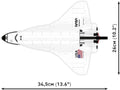 COBI Historical Collection Space Shuttle Atlantis (690 Pieces)