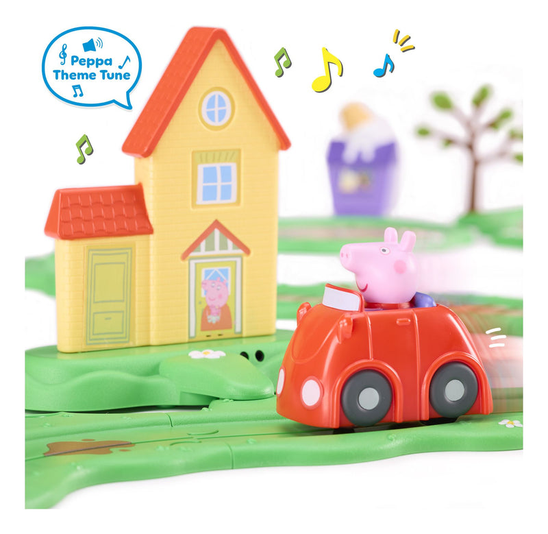 Peppa Pig Whizz Around Runabout Town Set - Image