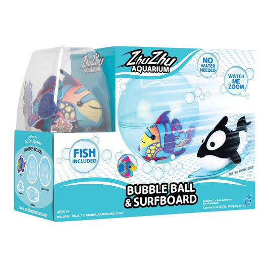 Zhu Zhu Fish Starter Set with Fish (Ball & Surfboard)