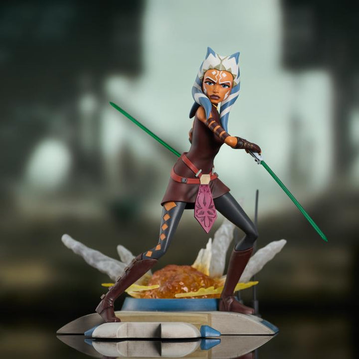 Star Wars Clone Wars Gallery Ahsoka Figure Diorama