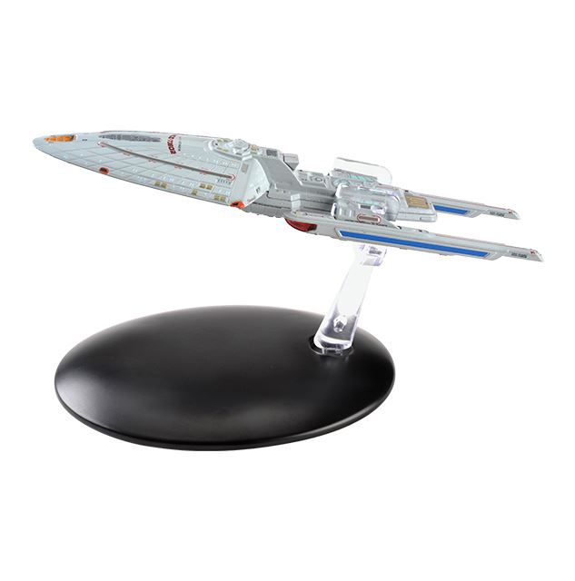 U.S.S. Voyager NCC-73602 (Sternbach concept) Model Diecast Ship (Eaglemoss / Star Trek), alternate view