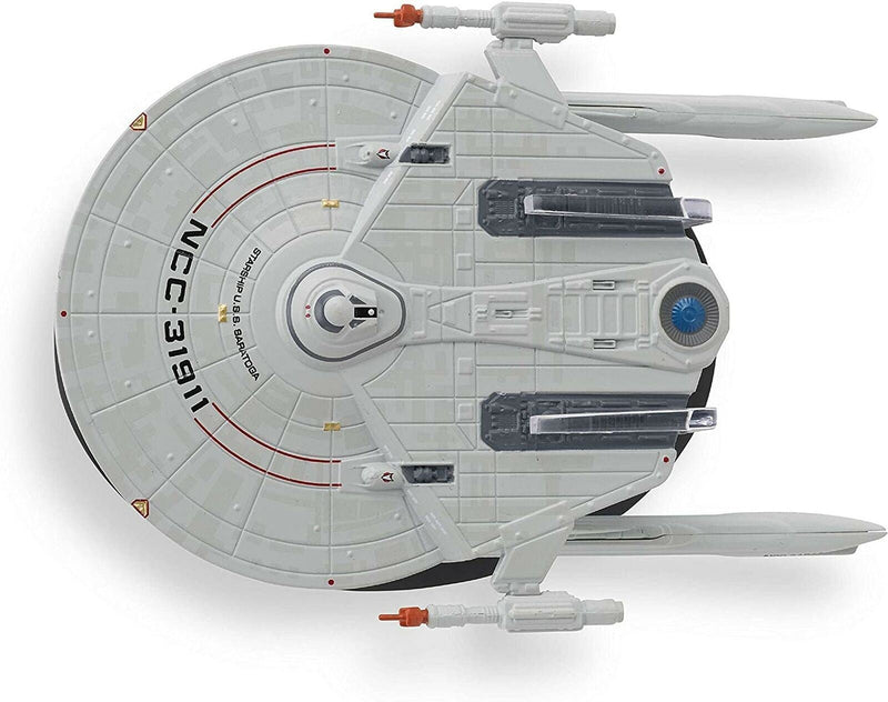 U.S.S Saratoga NCC-31911 Die-Cast Model (Eaglemoss / Star Trek), in display