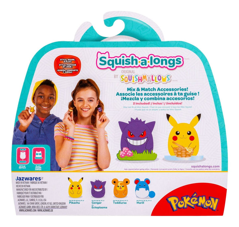 Squishalongs - Pokemon 4 Pack (Style 2) W1 - Image