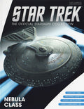 / #16 U.S.S. Honshu NCC-60205 (Nebula Class) Model Die Cast Ship (Eaglemoss / Star Trek), in display