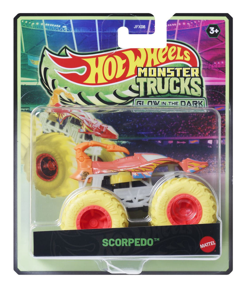 Hot Wheels Monster Trucks Glow in the Dark Assorted - Image